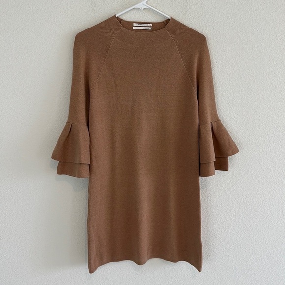 Anthropologie Claudette Ruffled Sweater Dress - Picture 2 of 9